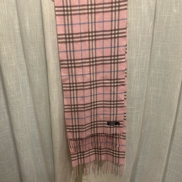 Burberry Vintage Nova Check pink plaid scarf - Picture 5 of 7